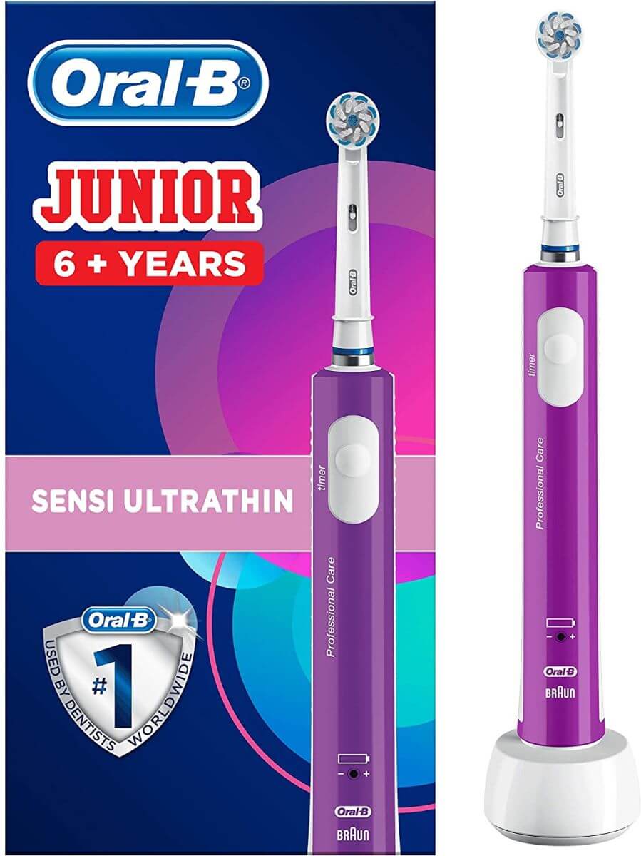 Oral B JUNIOR | JUNIOR אורל בי מברשת שיניים חשמלית לגילאי 6+ - דין סטור